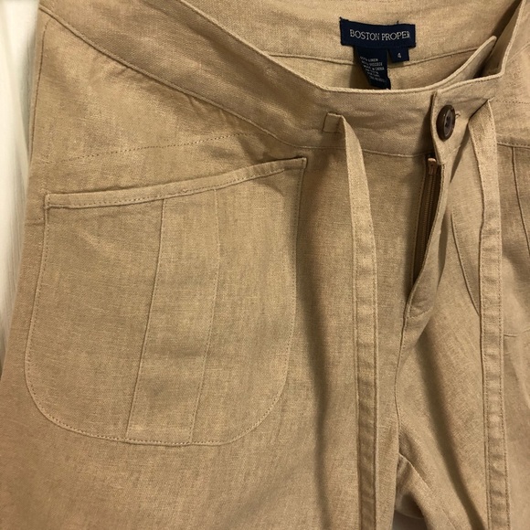 Boston Proper Linen short size 4 - Picture 2 of 5